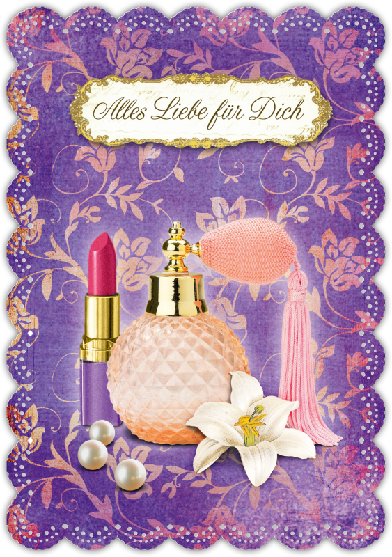 Grußkarte Romantique Glück & Glückwünsche