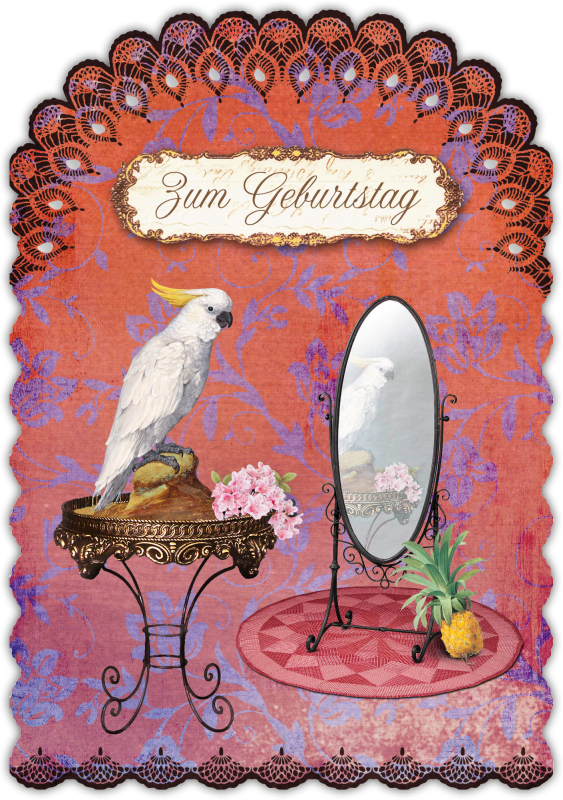 Grußkarte Romantique Geburtstag
