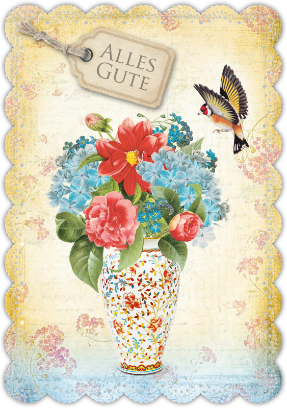 Grußkarte Romantique Glück & Glückwünsche
