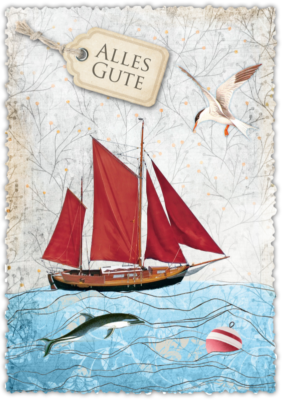 Grußkarte Romantique Glück & Glückwünsche