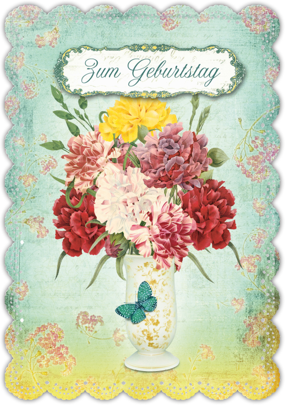 Grußkarte Romantique Geburtstag
