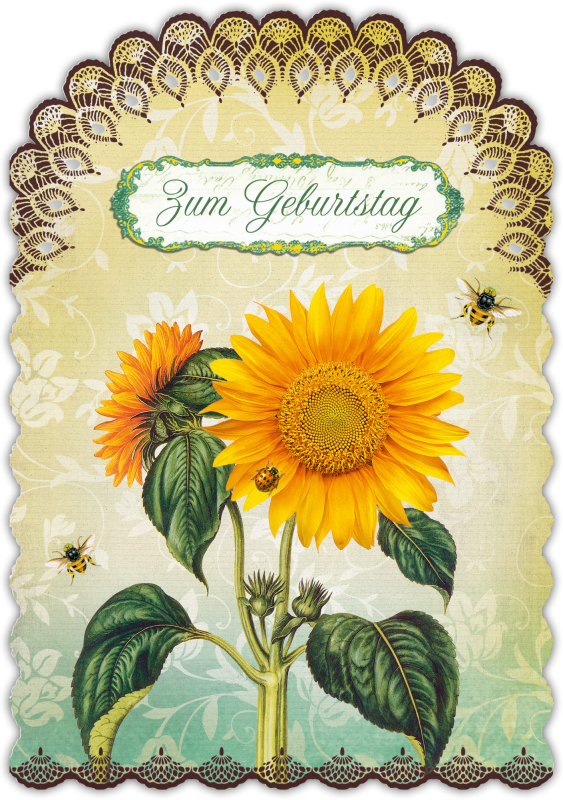 Grußkarte Romantique Geburtstag