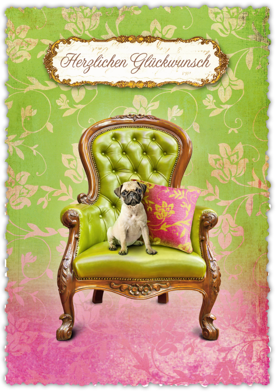 Grußkarte Romantique Glück & Glückwünsche