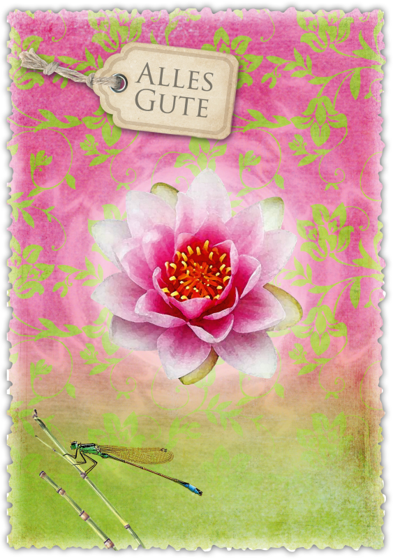 Grußkarte Romantique Glück & Glückwünsche