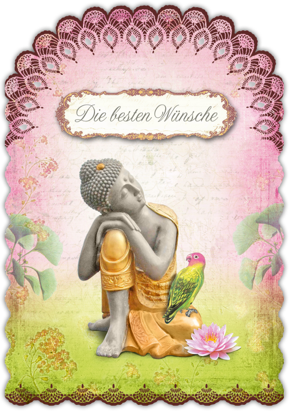 Grußkarte Romantique Glück & Glückwünsche
