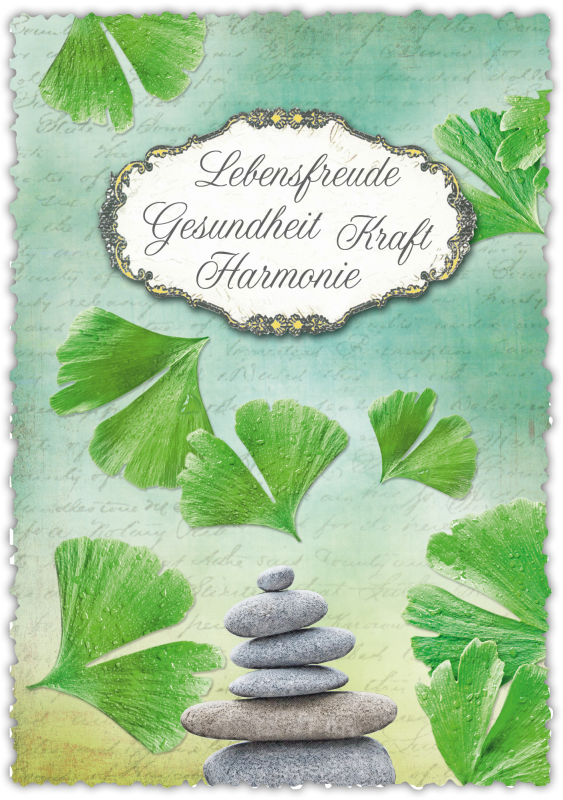 Grußkarte Romantique Gesundheit