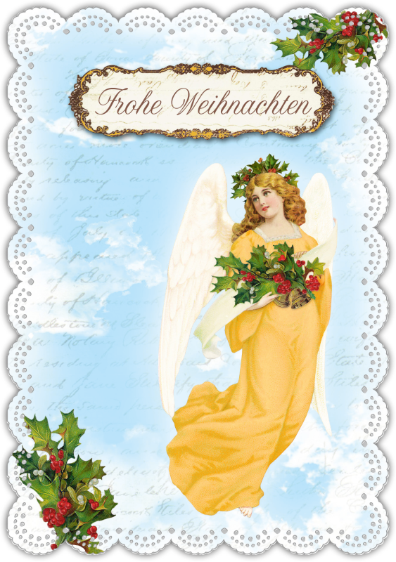 Grußkarte Romantique Weihnachten