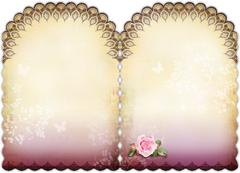 Grußkarte Romantique "Blumen"