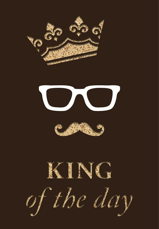 Grußkarte Paper Deluxe "King of the day"