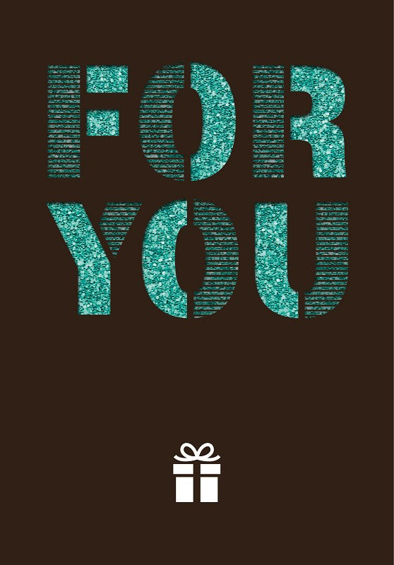 Grußkarte Paper Deluxe "For you"
