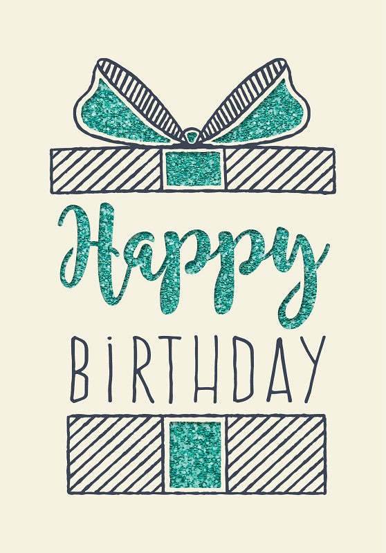 Grußkarte Paper Deluxe "Happy Birthday to you" - Geschen
