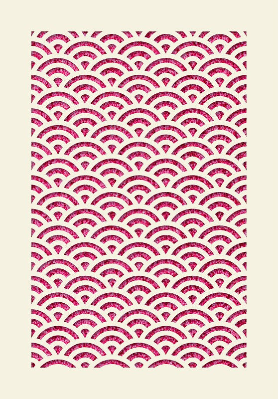 Grußkarte Paper Deluxe "Muster - Welle"