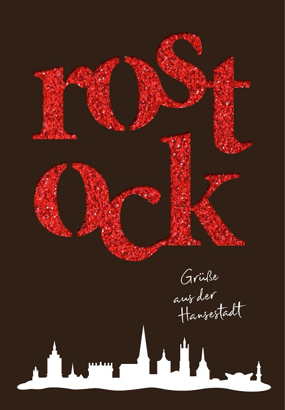 Grußkarte Paper Deluxe "Rostock Hansestadt"