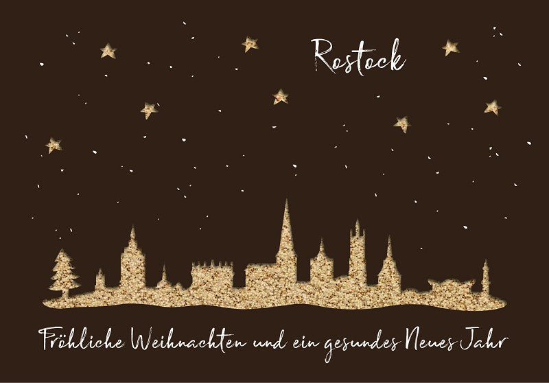 Grußkarte Paper Deluxe Rostock "Weihnachten"