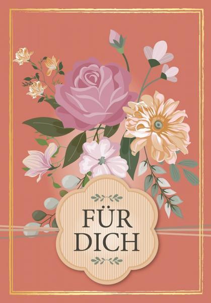 Grußkarte Colourful  "Für Dich"