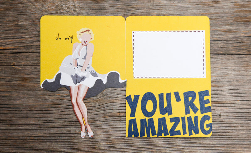 Fun-Cut Doppelkarte "You're Amazing"