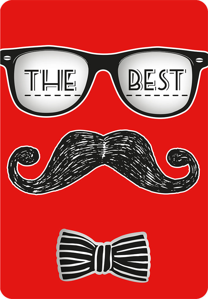 Grußkarte Fun-Cut "The Best"