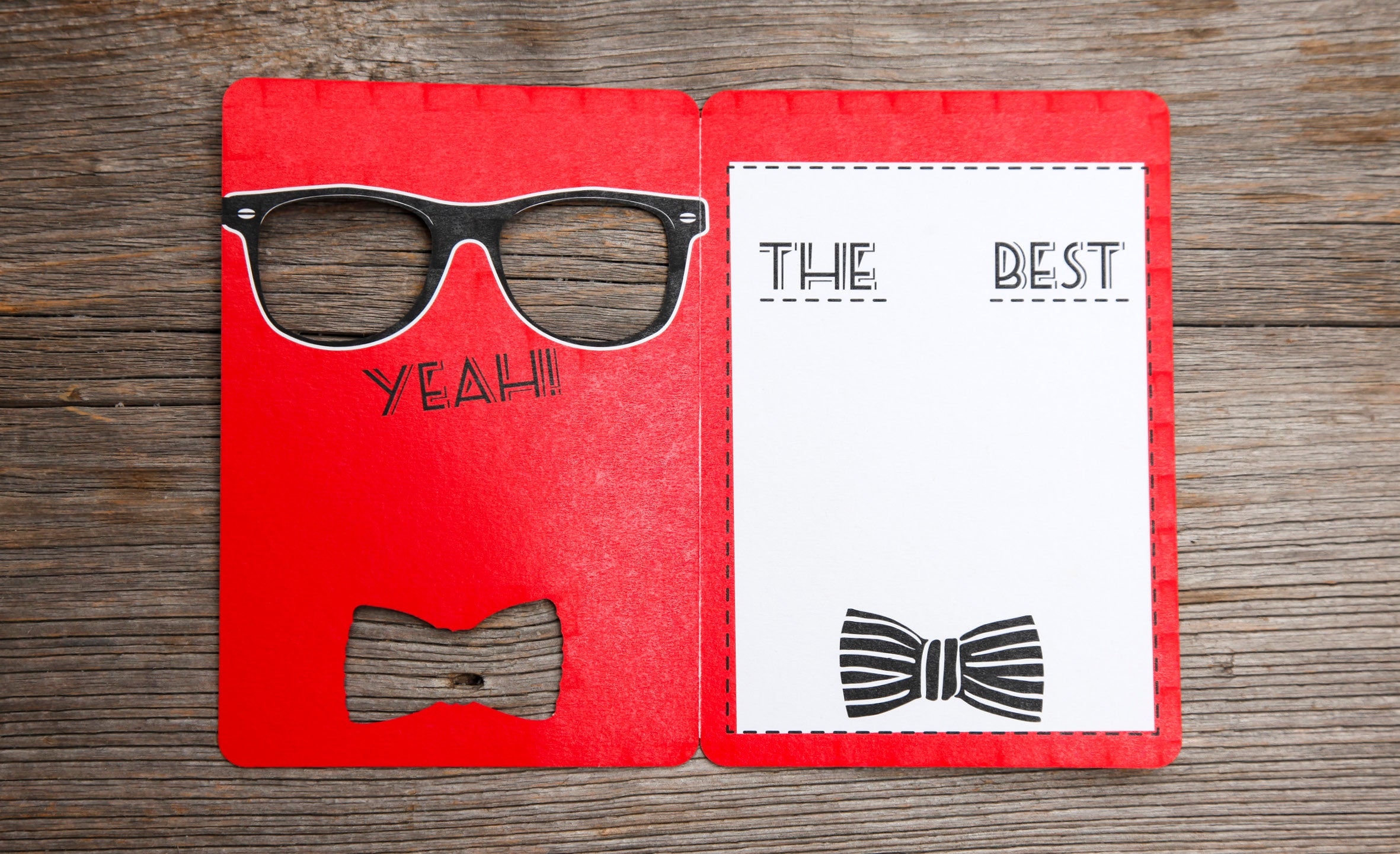 Fun-Cut Doppelkarte "The Best"