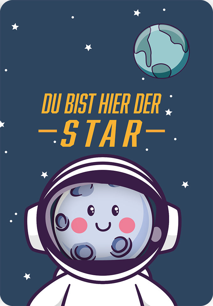 Grußkarte Fun-Cut "Star"