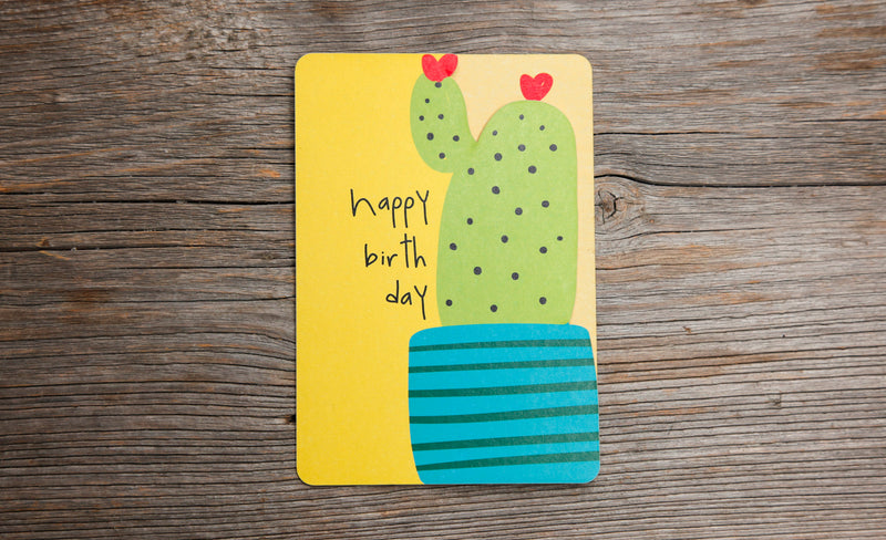Fun-Cut Doppelkarte "Happy Birthday"