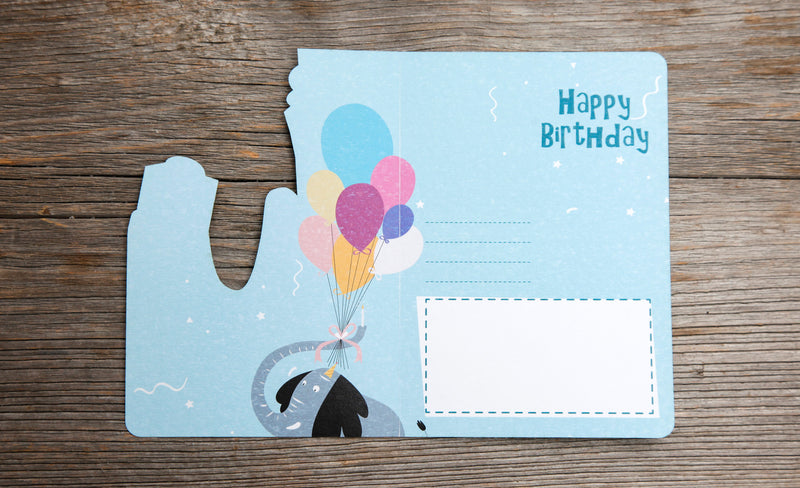 Fun-Cut Doppelkarte "Happy Birthday"