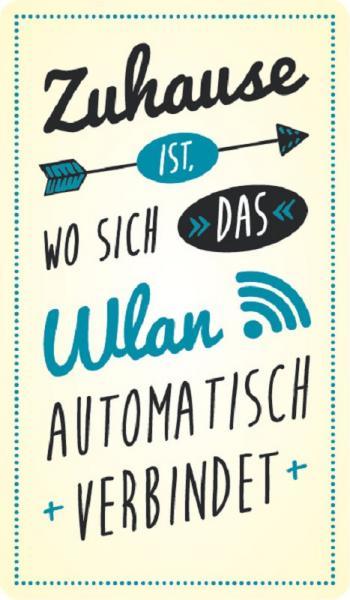 Formmagnet "Zuhause ist …"