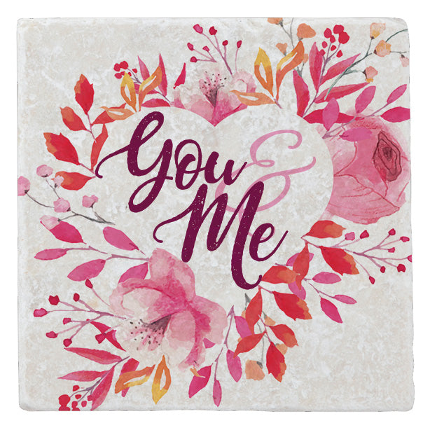 Marmormagnet "You & Me"
