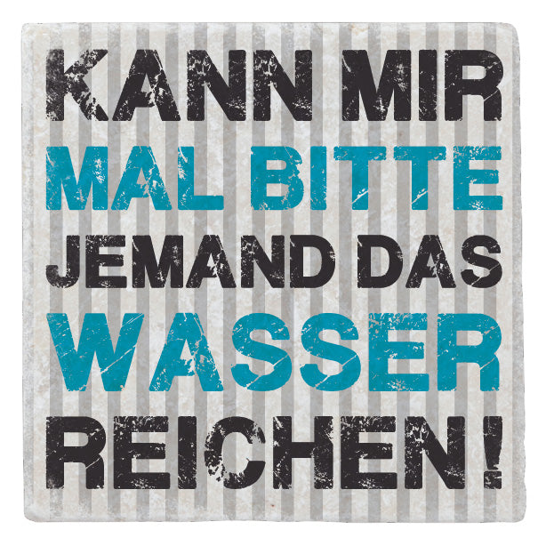 Marmormagnet "Wasser reichen"