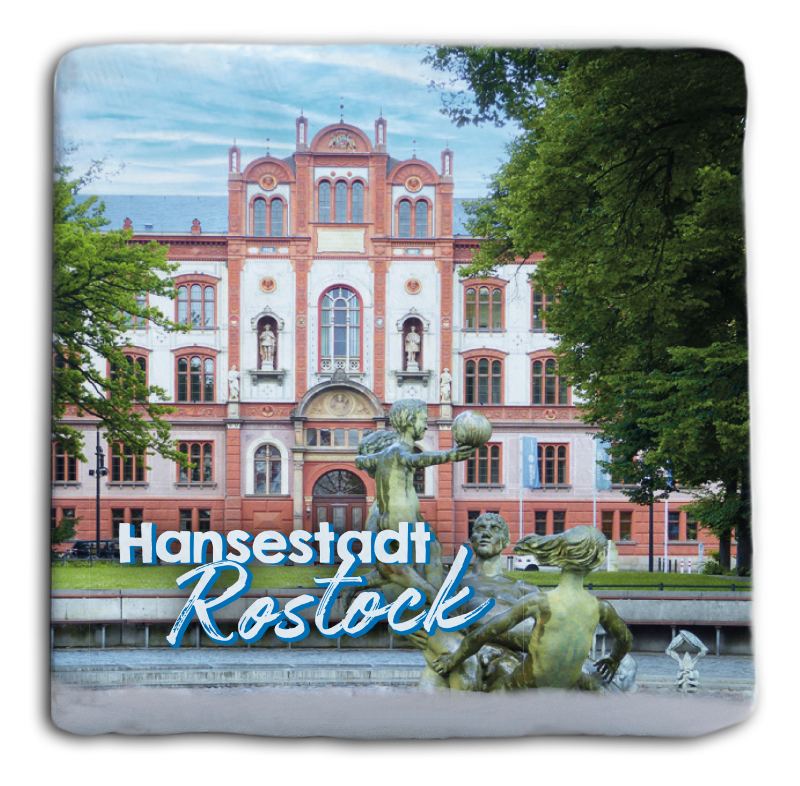 Marmormagnet "Rostock"