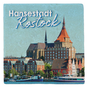 Marmormagnet "Rostock"