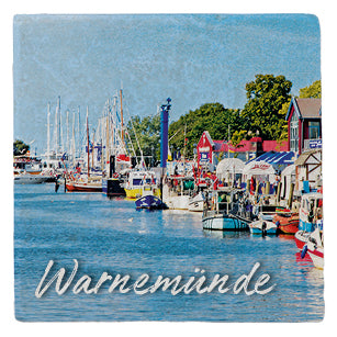 Marmormagnet "Warnemünde"