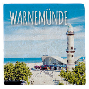 Marmormagnet "Warnemünde"