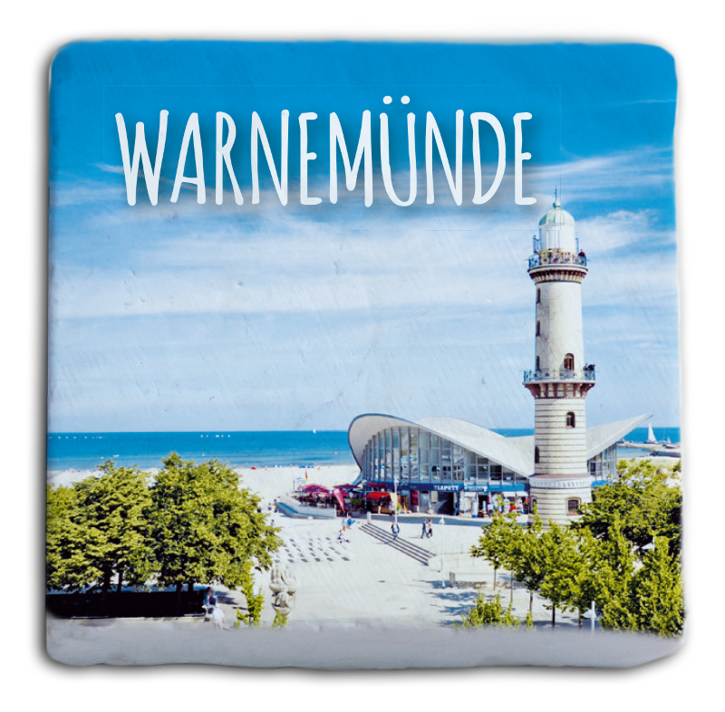 Marmormagnet "Warnemünde"