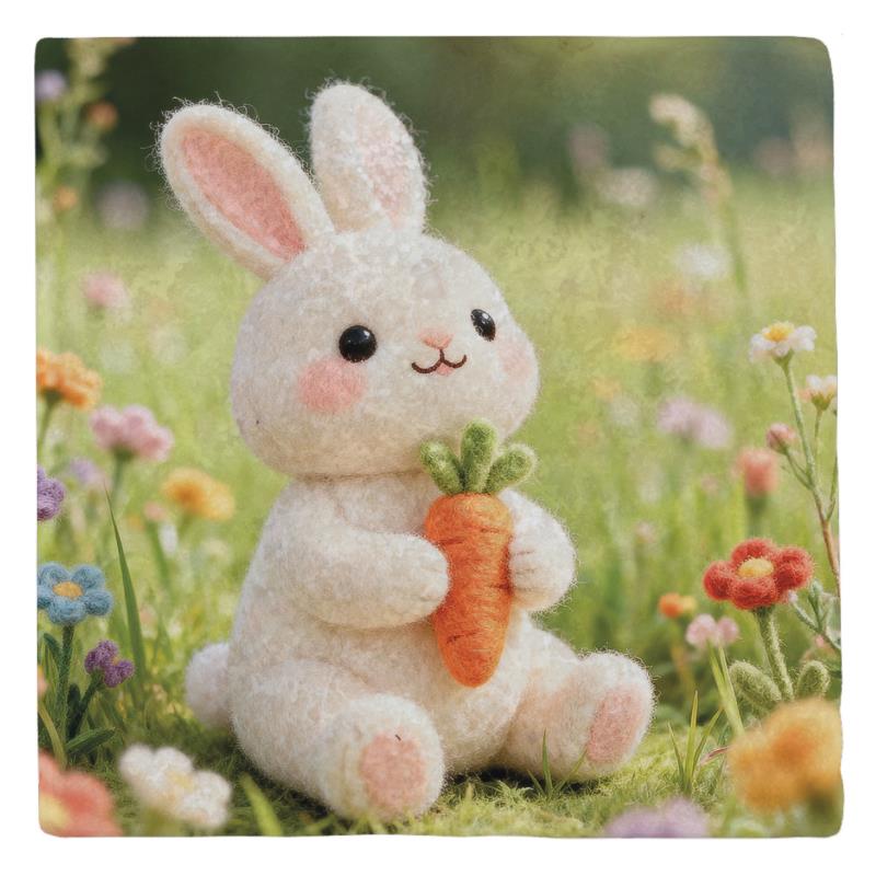 Marmormagnet Falunies "Hase Karotte"
