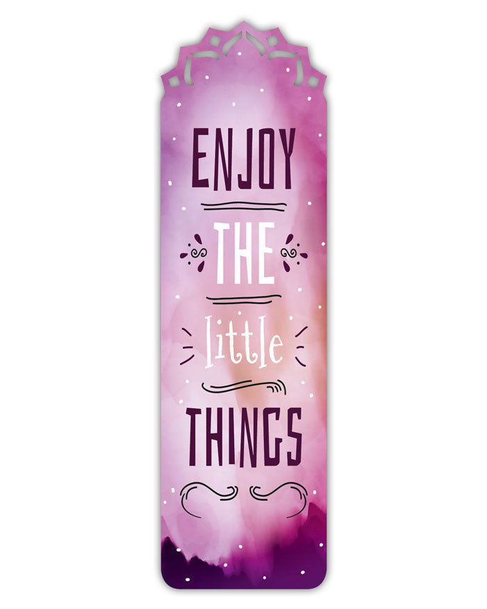 Lesezeichen "enjoy the little things"