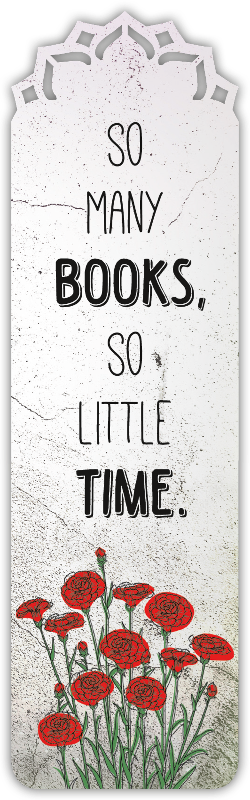 Lesezeichen "so many books ..."