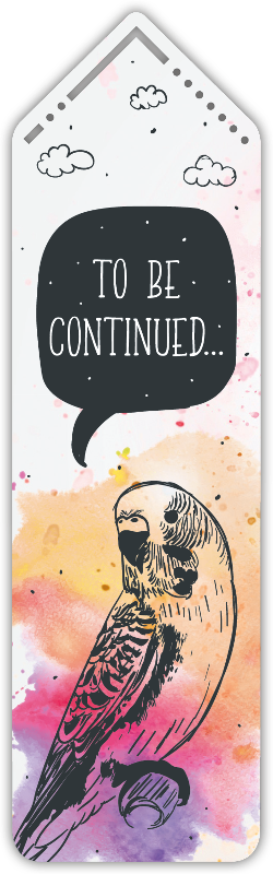 Lesezeichen "to be continued..."