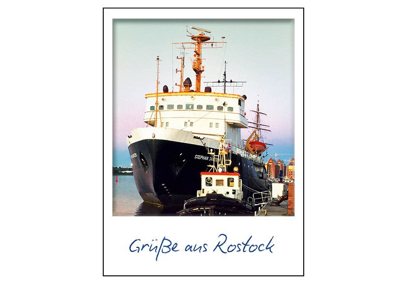 Polaroidkarte Rostock