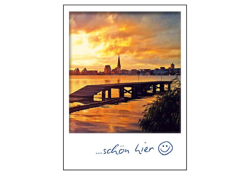 Polaroidkarte Rostock