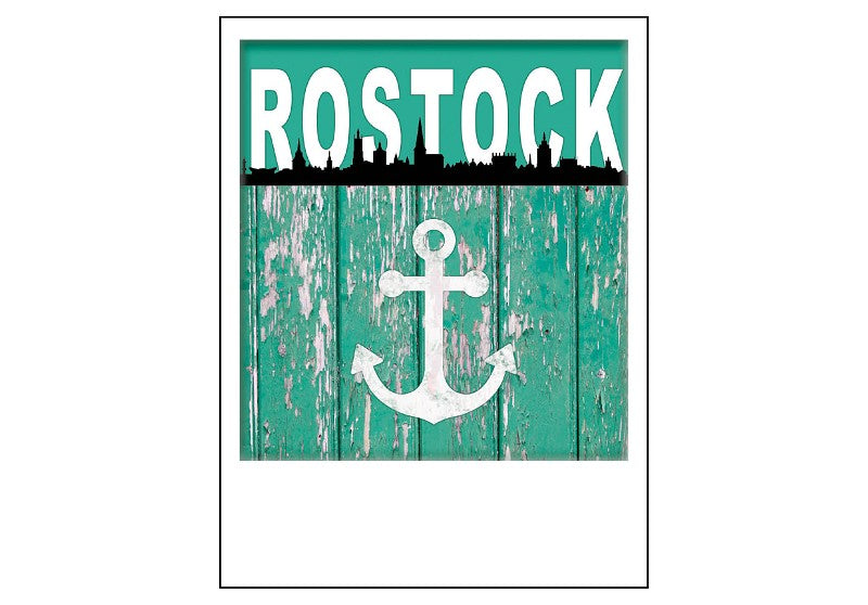 Polaroidkarte Rostock