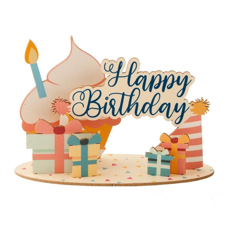 Steckkarte "Happy Birthday"