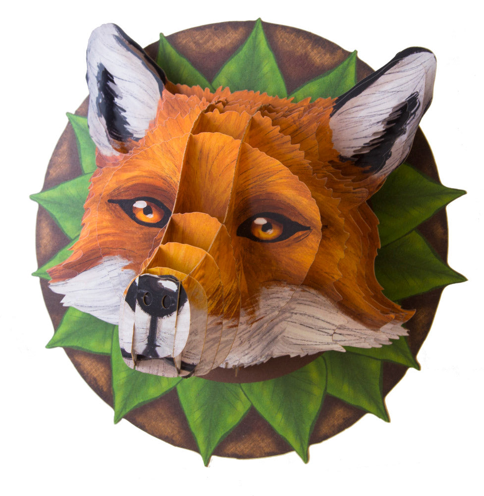 3D Tierkopf "Fuchs"