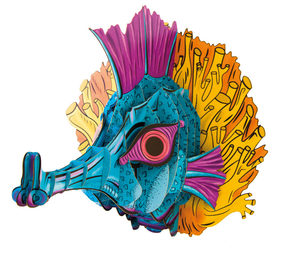 3D Tierkopf "Seepferdchen"