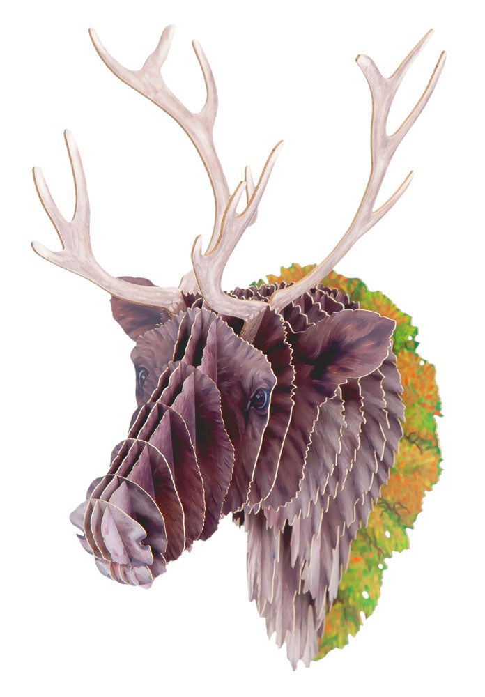3D Tierkopf "Rentier"