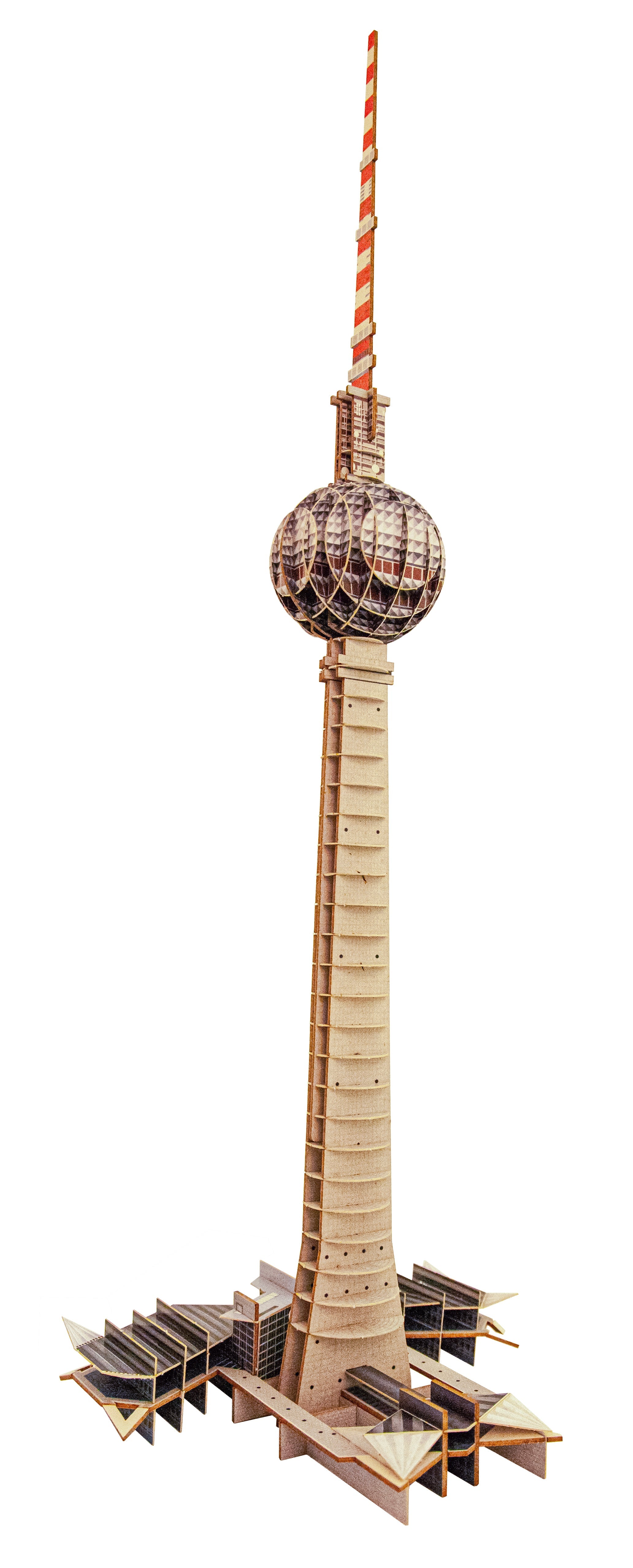 3D Steckfigur "Berliner Fernsehturm"