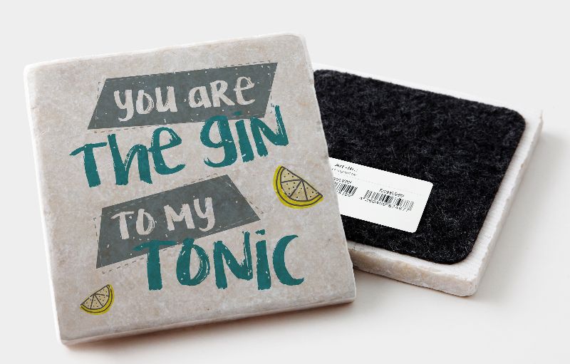Marmoruntersetzer "you are the gin to my tonic"