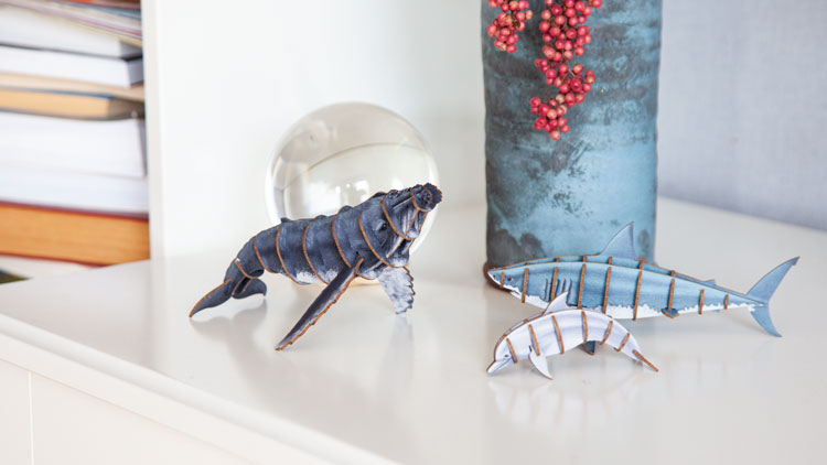 3D Bastelset "Meerestiere"