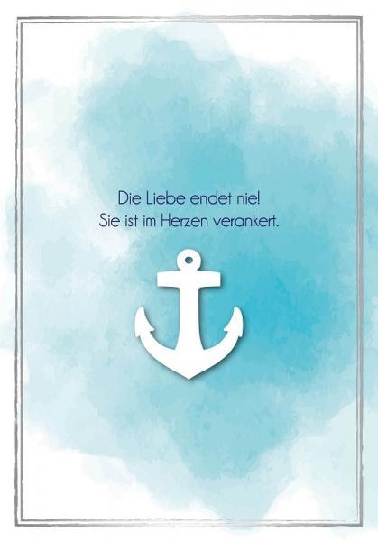 Trauerkarte Anteilnahme "Das Leben... "