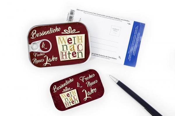 Dosenpost  "Besinnliche Weihnachten & frohes neues Jahr" - Gespänsterwald