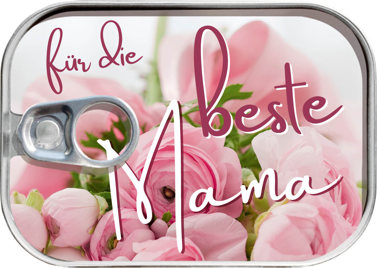 Dosenpost "für die beste Mama"